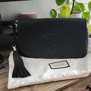 Gucci Soho Black Leather Women's Bag